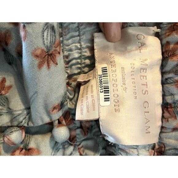 ANTHROPOLOGIE Gal Meets Glam  Marianna Floral Midi Dress Size 2 MISSING SASH - Picture 5 of 7